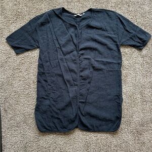 Soft Surroundings Gardenside Gauze Cardigan Linen Blend